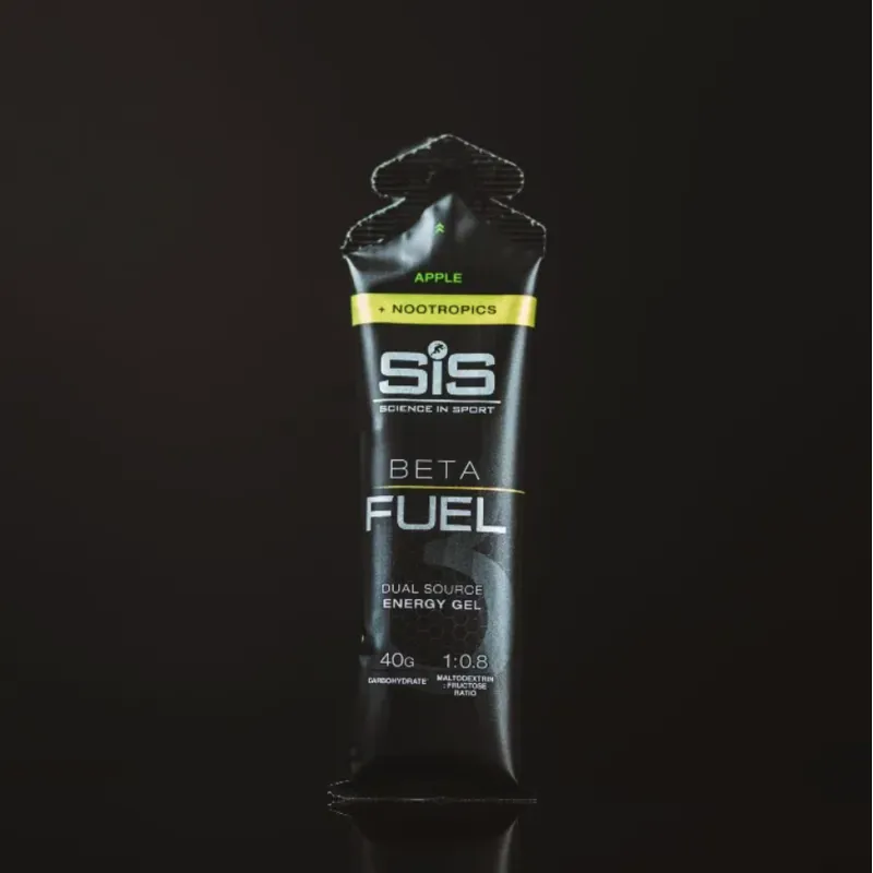 SiS Noo Beta Fuel Plus Nootropics Energy Gel Apple Flavour 60ml Sachet